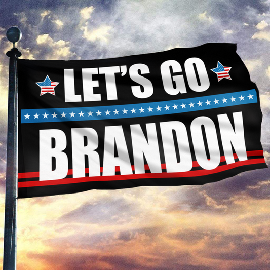 Let's Go Brandon Honor Stripes Flag