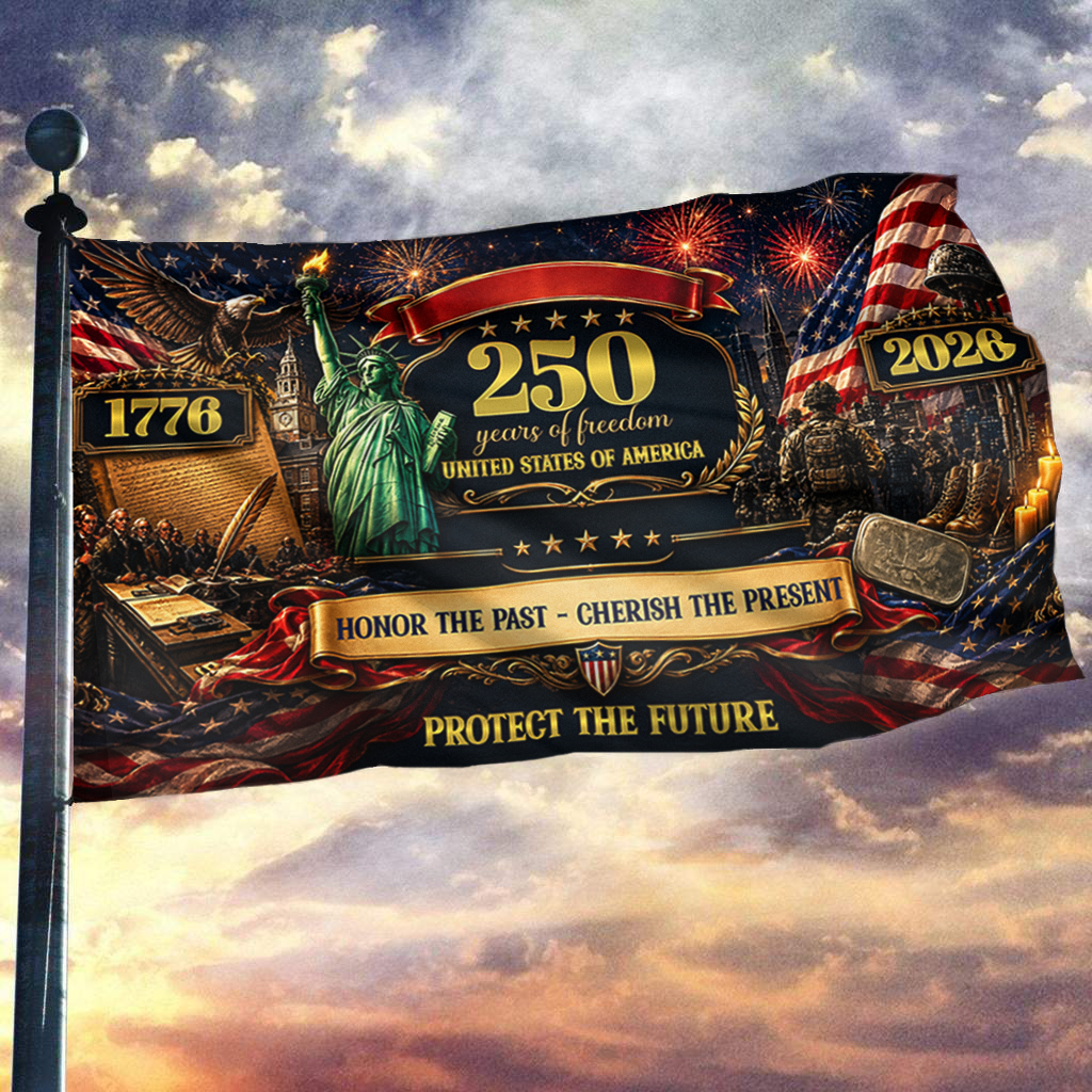250 Years of Freedom - Protect the Future Flag