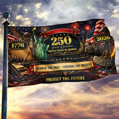 250 Years of Freedom - Protect the Future Flag