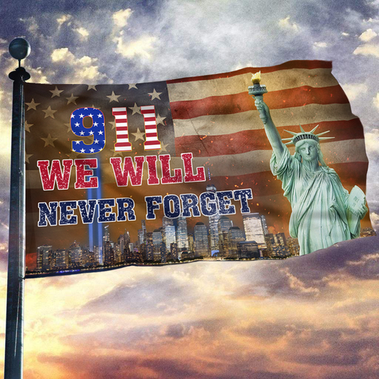 911 - We Will Never Forget Flag