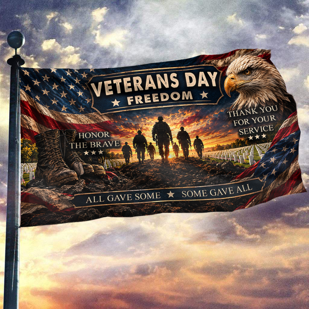 All Gave Some Veterans Day Flag