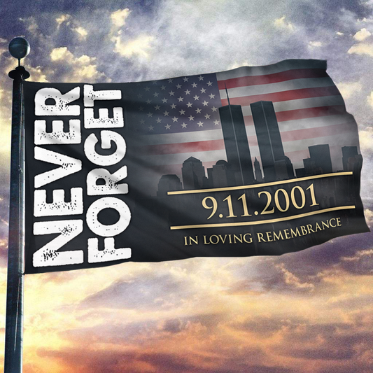 Never Forget - In Loving Remembrance Flag