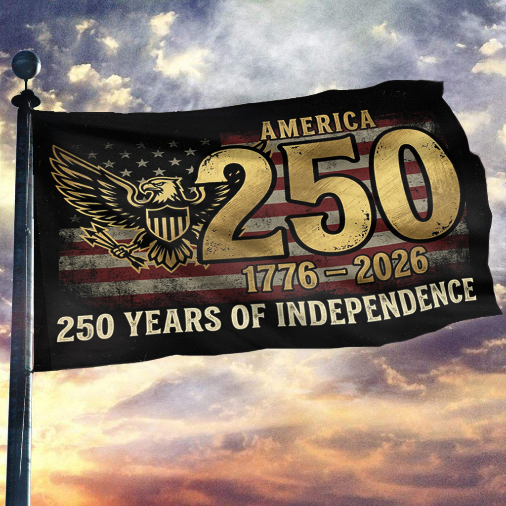 America 250 Semiquincentennial Patriotic Flag