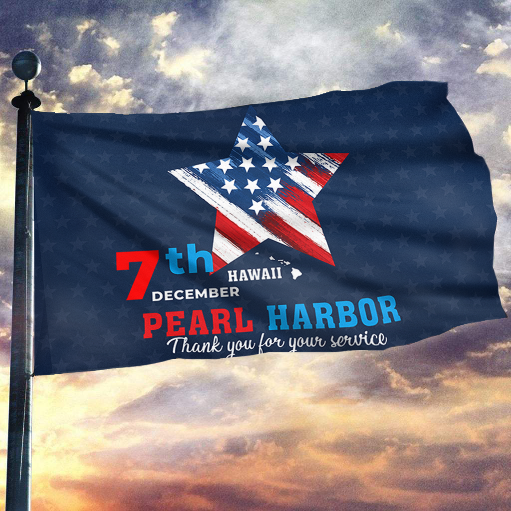 Pearl Harbor - Thank You for Your Service Flag