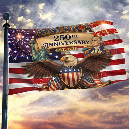 250 Years of Liberty and Valor Flag