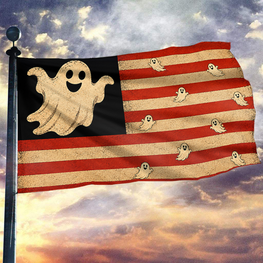 Ghost Vintage American Flag