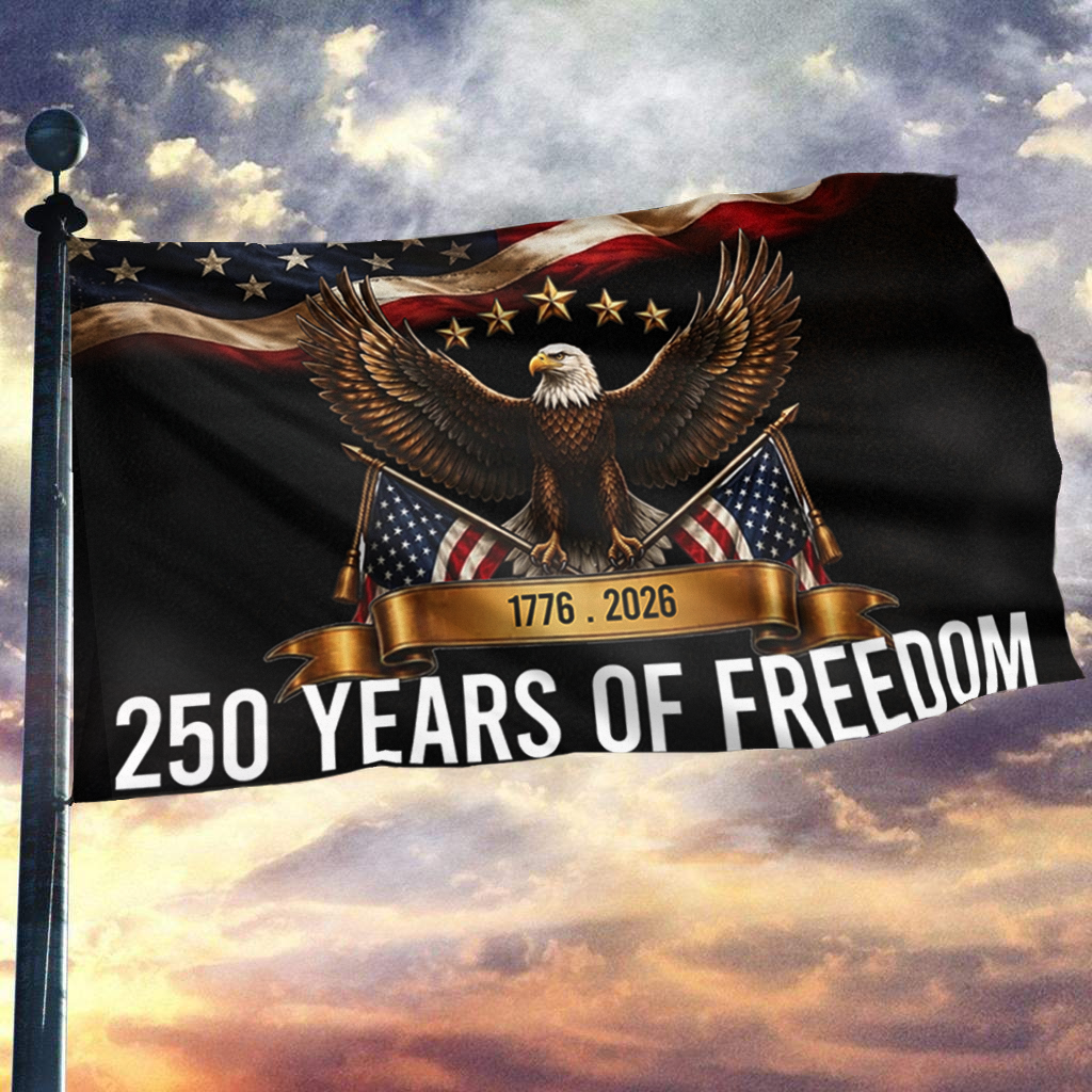 A Quarter Millennium of Freedom Eagle Flag