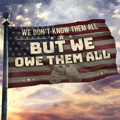 We Don't Know Them Old USA Flag