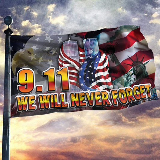 Liberty - 9.11 - We Will Never Forget Flag