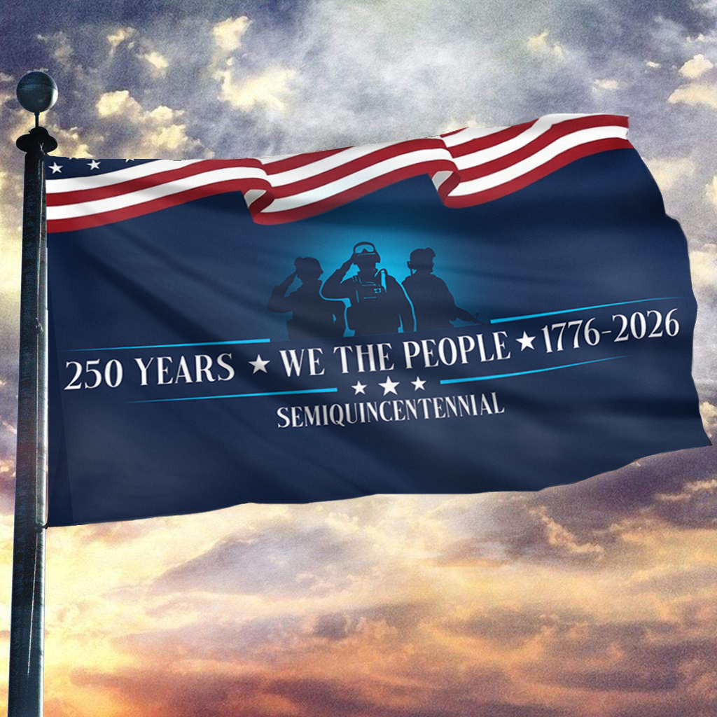 The American People: 250 Years Strong Flag