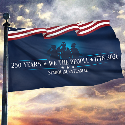 The American People: 250 Years Strong Flag