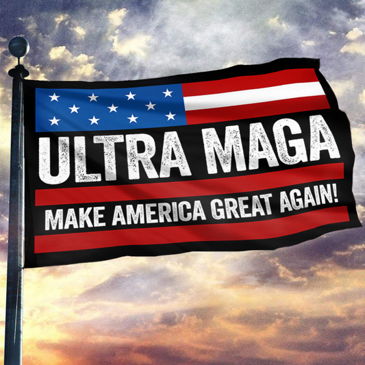 Ultra MAGA Make America Great Again Flag
