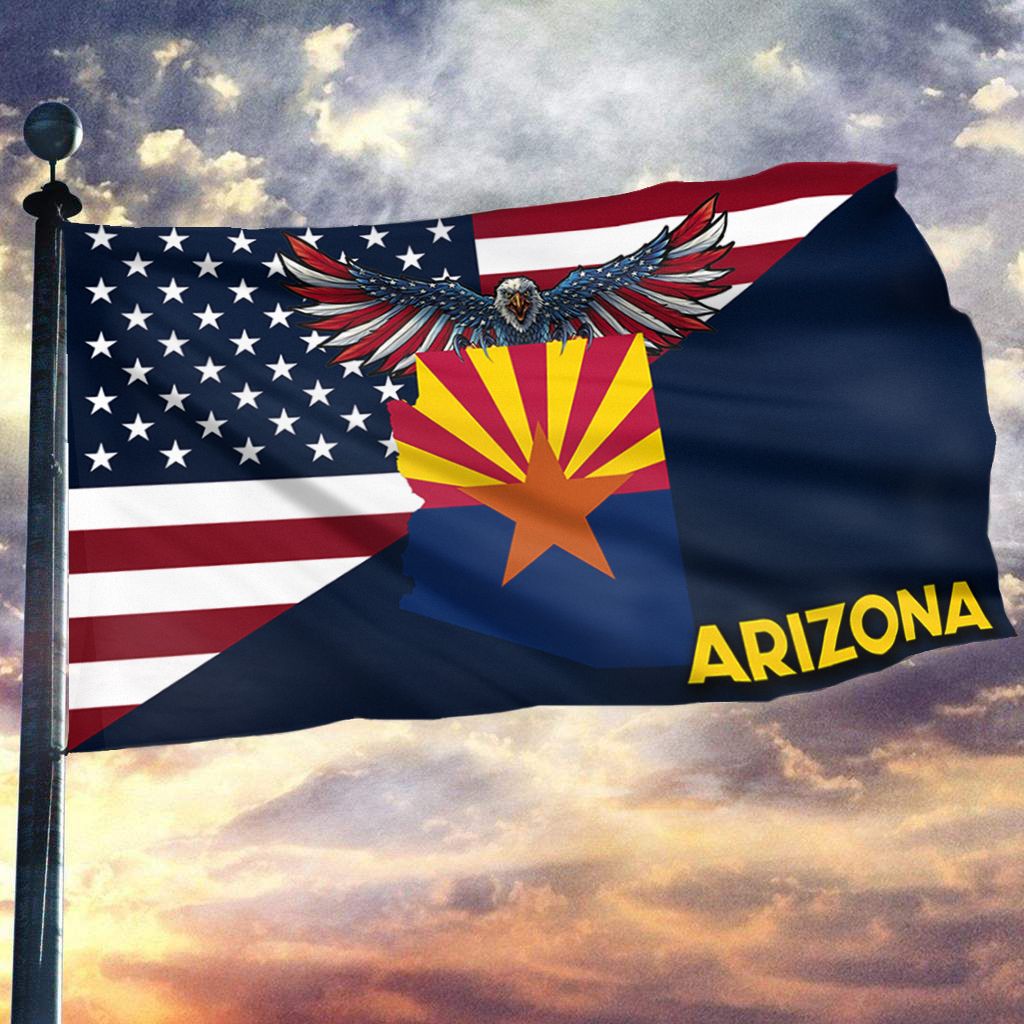 Arizona American Eagle Flag