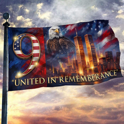 United In Remembrance Eagle Flag
