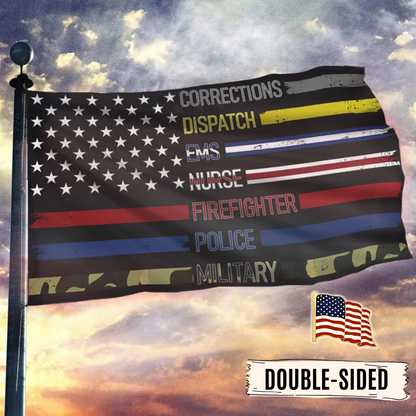 Patriotic Support Appreciation - USA Flag + American Flag Lapel Pin - Bundle