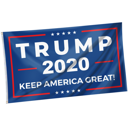 Trump 2020 KAG Flag +Trump 2020 Pin