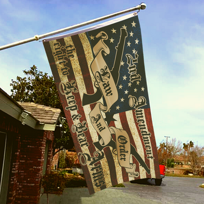 2A LNO Keep and Bear Arms Flag