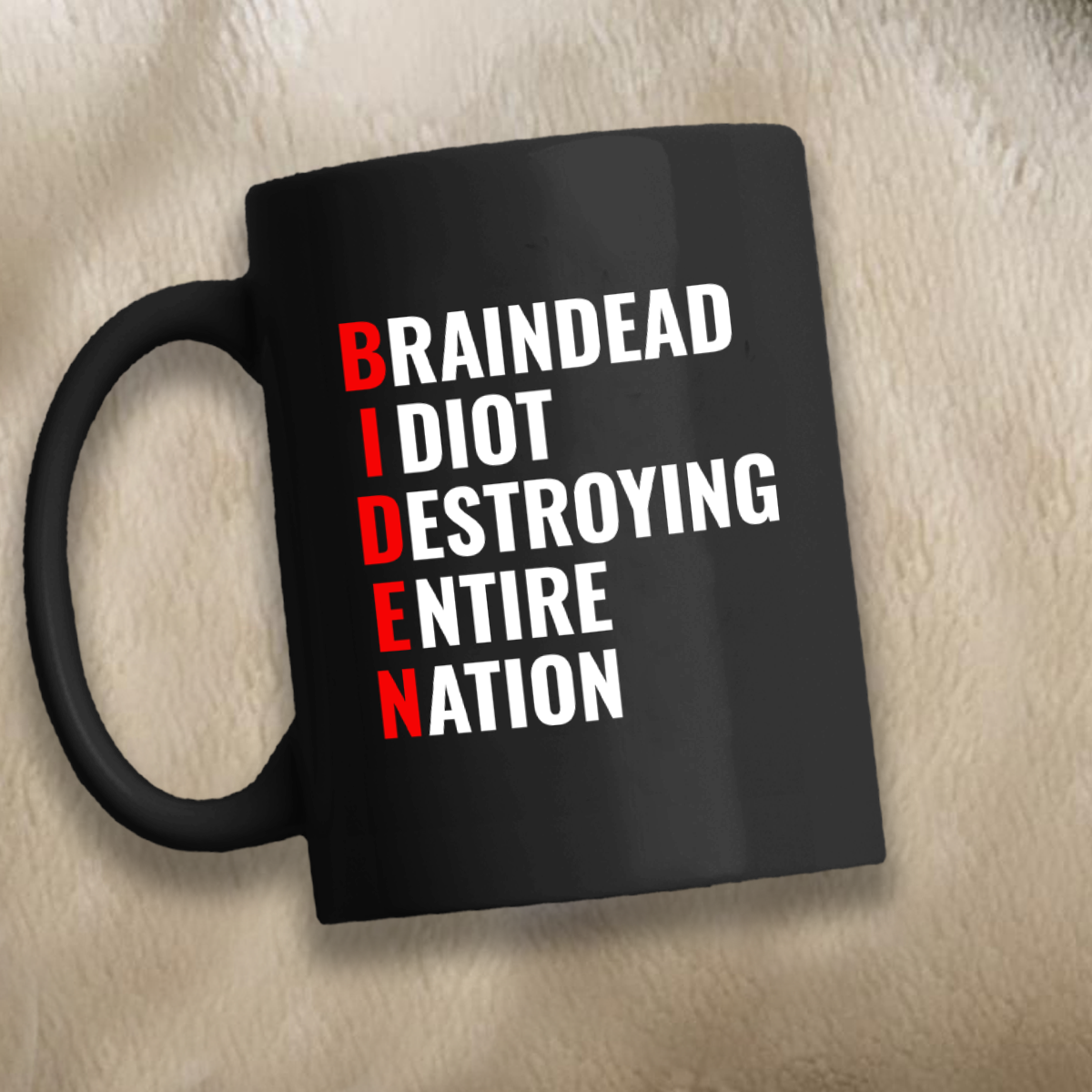 Braindead Phonetics 11 oz. Black Mug