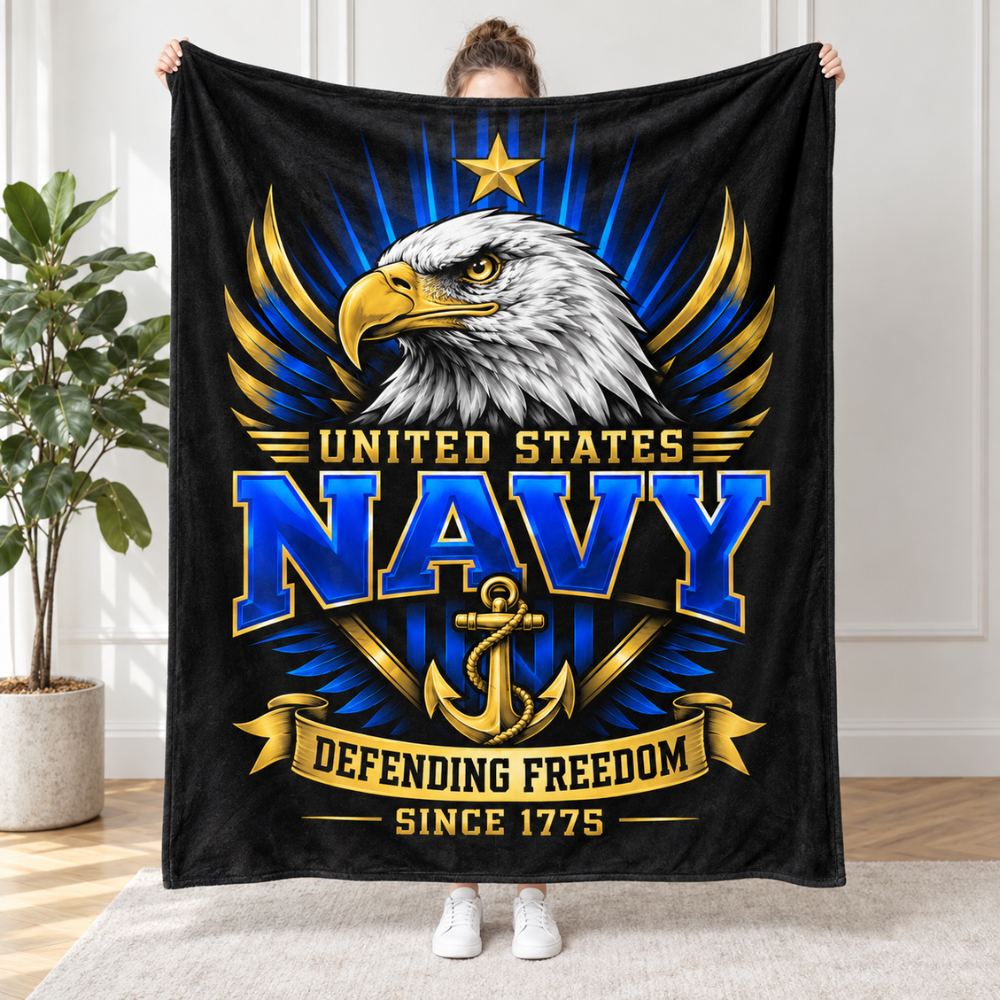 Unites States Defending Freedom Blanket