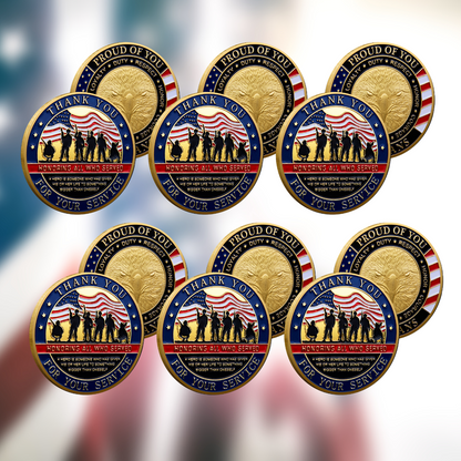 Honoring All Who Served - Veteran Coin - Buy More, Save More Bundle
