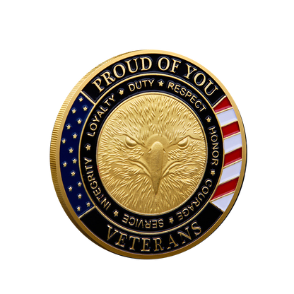 Honoring All Who Served - Veteran Coin