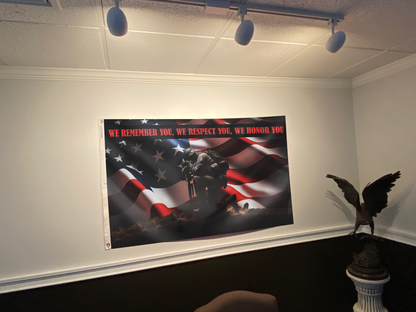 We Respect You USA Flag