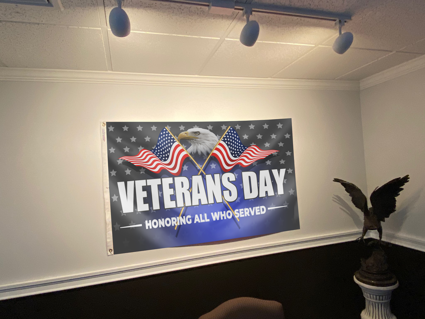 Veterans Day - Honoring All Who Served Flag