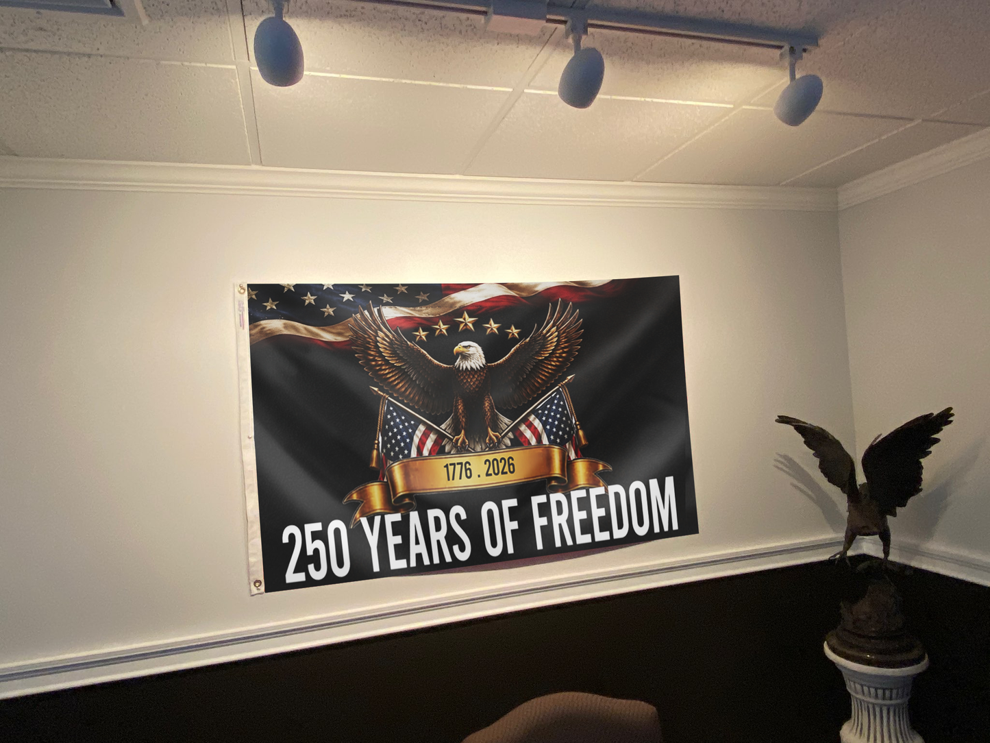 A Quarter Millennium of Freedom Eagle Flag