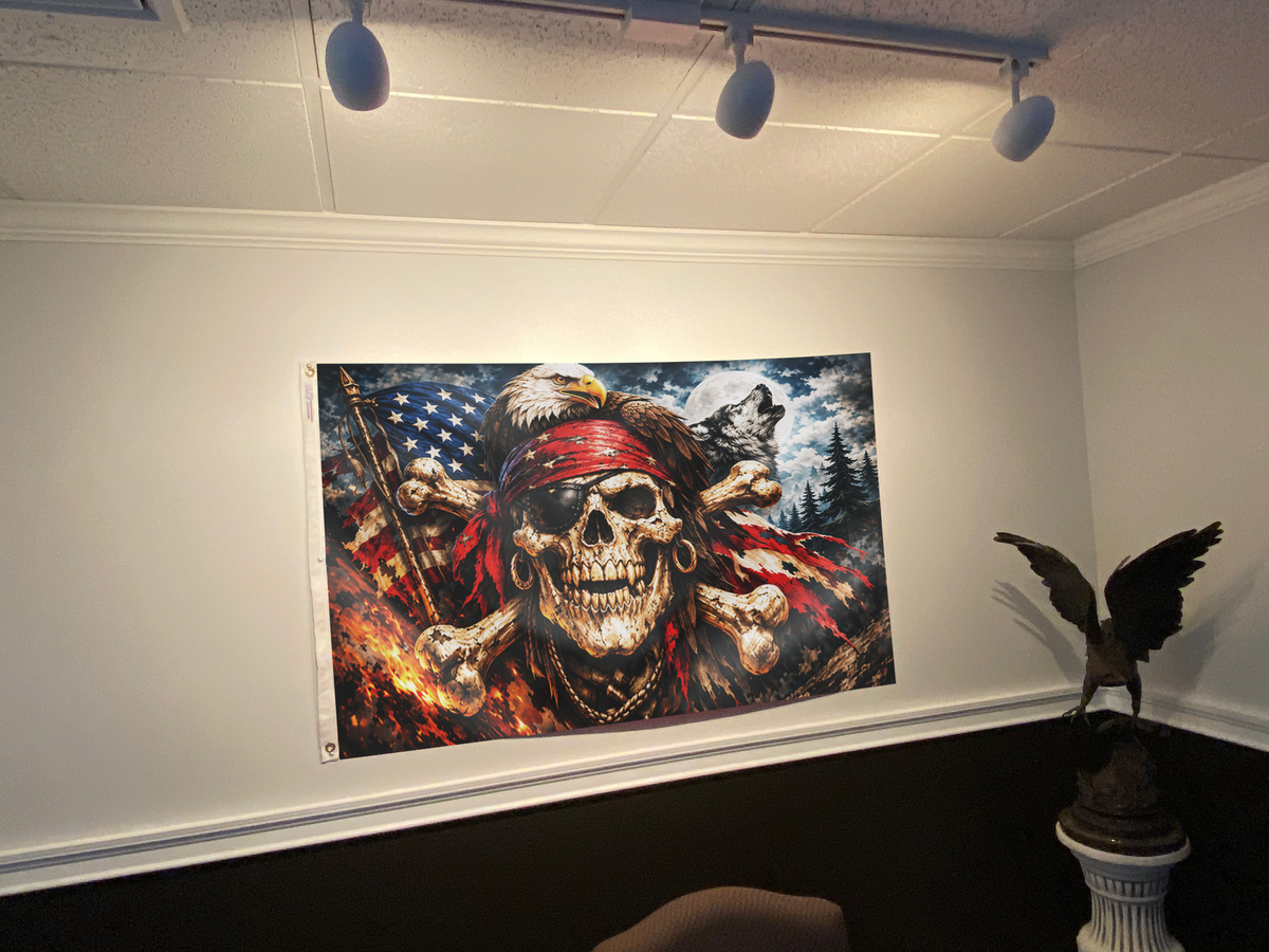 Bald Eagle Pirate Flags