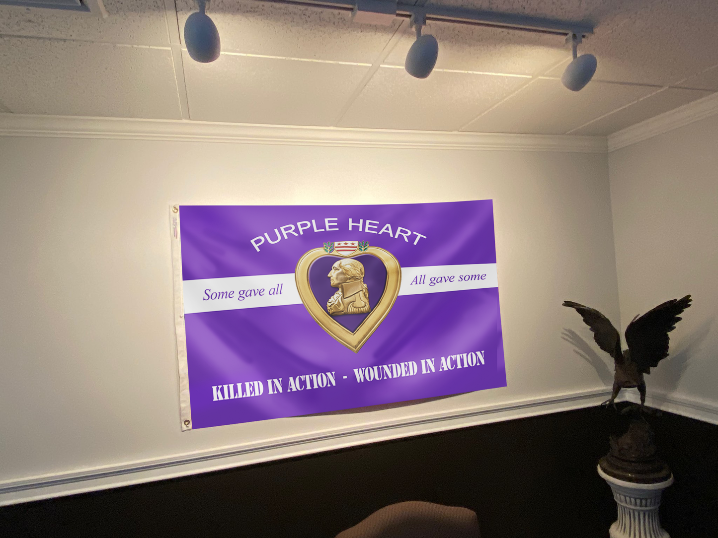 Purple Heart - Some Gave All Flag