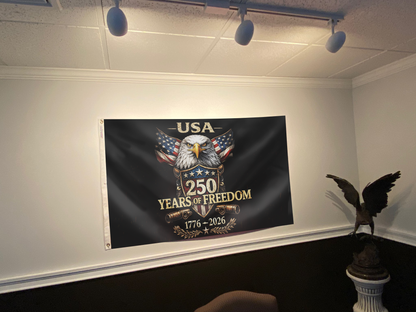 USA 250 Independence Anniversary Patriotic Eagle Flag