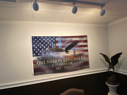 One Nation Remembers -  25 Years Later Flag