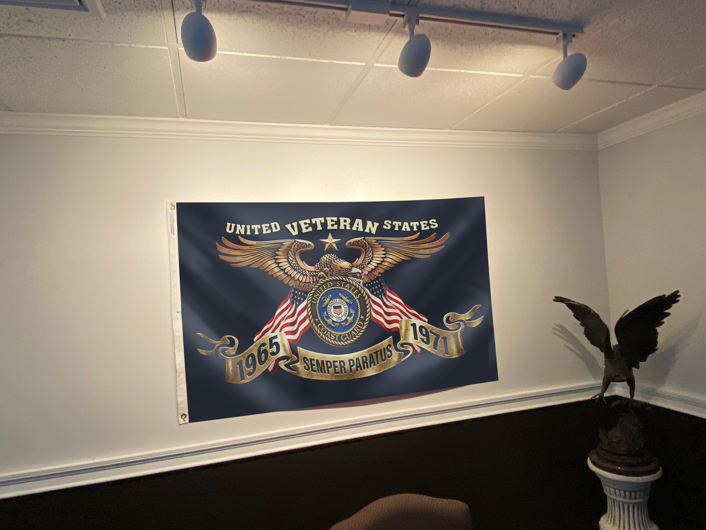 1965 - 1971 Coast Guard Veteran Flag