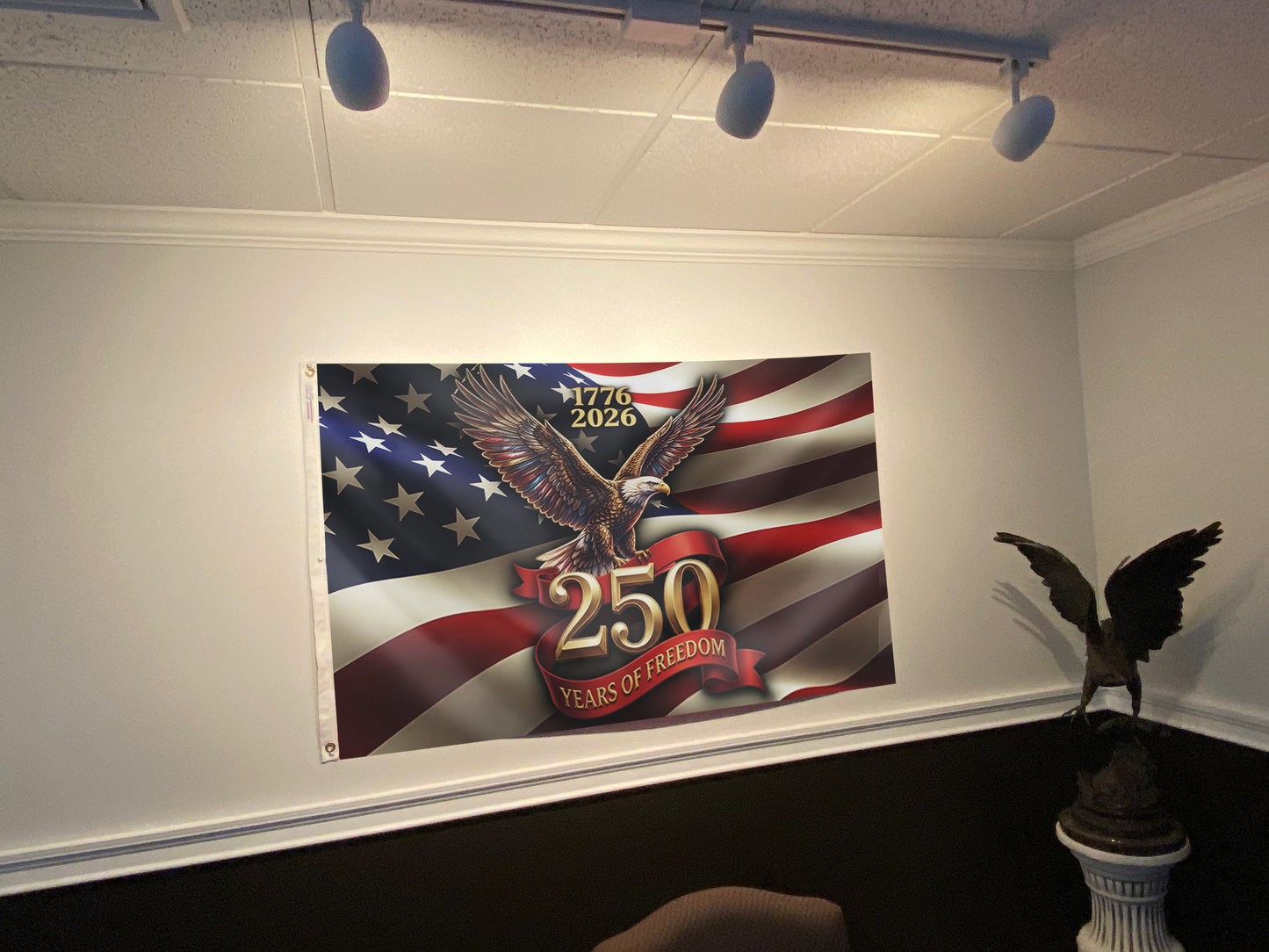 1776 - 2026 250 years of Freedom Flag
