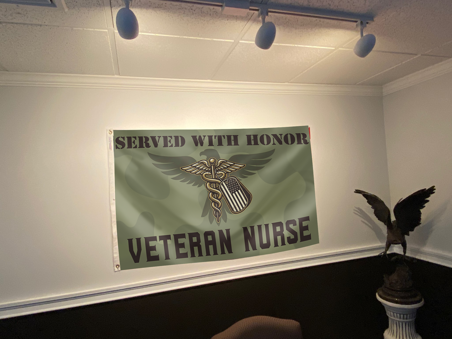 Served with Honor Veteran Nurse Flag
