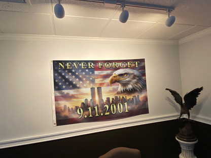 Never Forget 09.11.2001 Flag