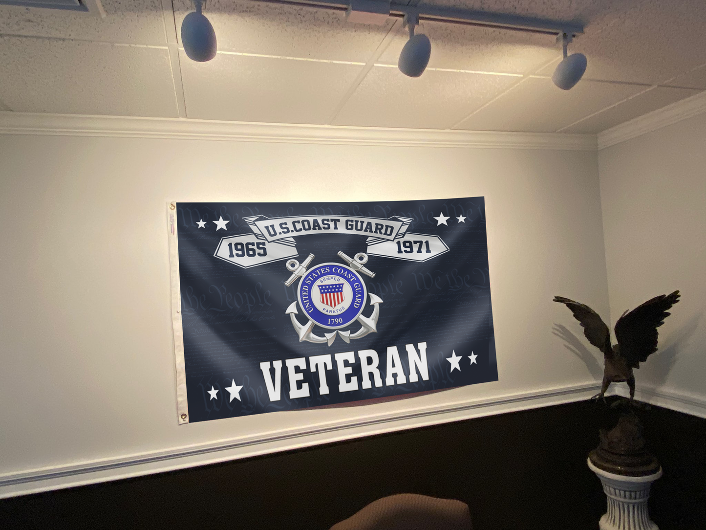 U.S. Coast Guard Veteran – We The People Flag