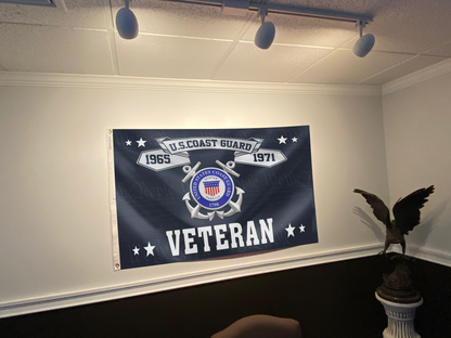 U.S. Coast Guard Veteran – We The People Flag