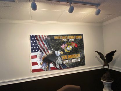 Marine Corps USMC 250th Anniversary Eagle Flag