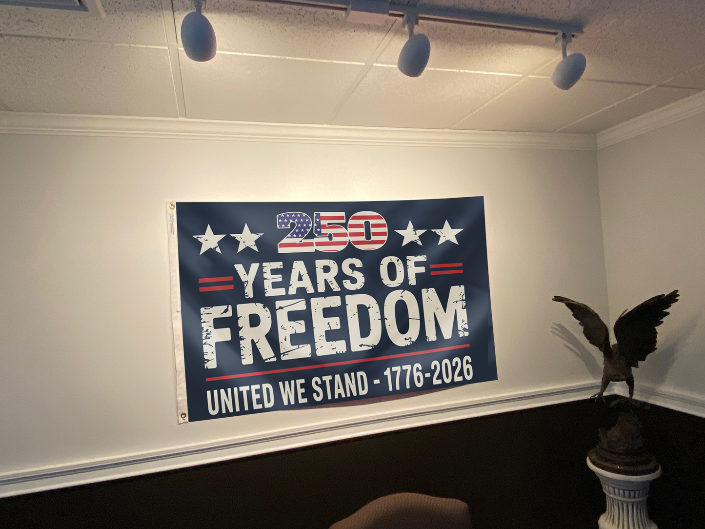 USA 250 Years of Freedom United Flag