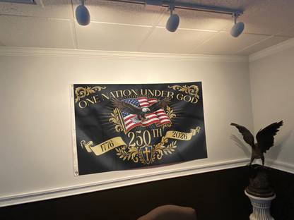 One Nation Under God 250th Eagle Flag