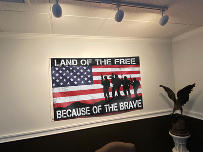 Land Of The Free USA Flag