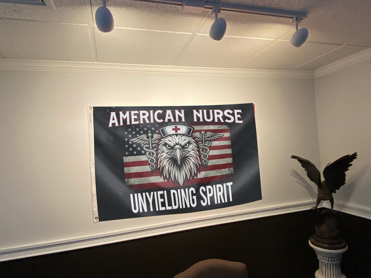 American Nurse Unyielding Spirit Flag