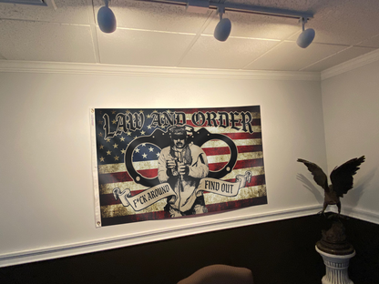Law and Order FAFO Tactical Flag