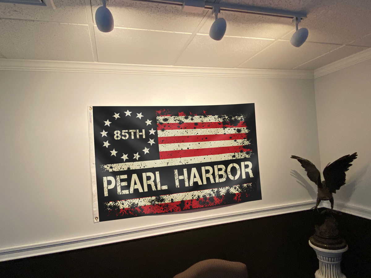 Pearl Harbor 85th Flag