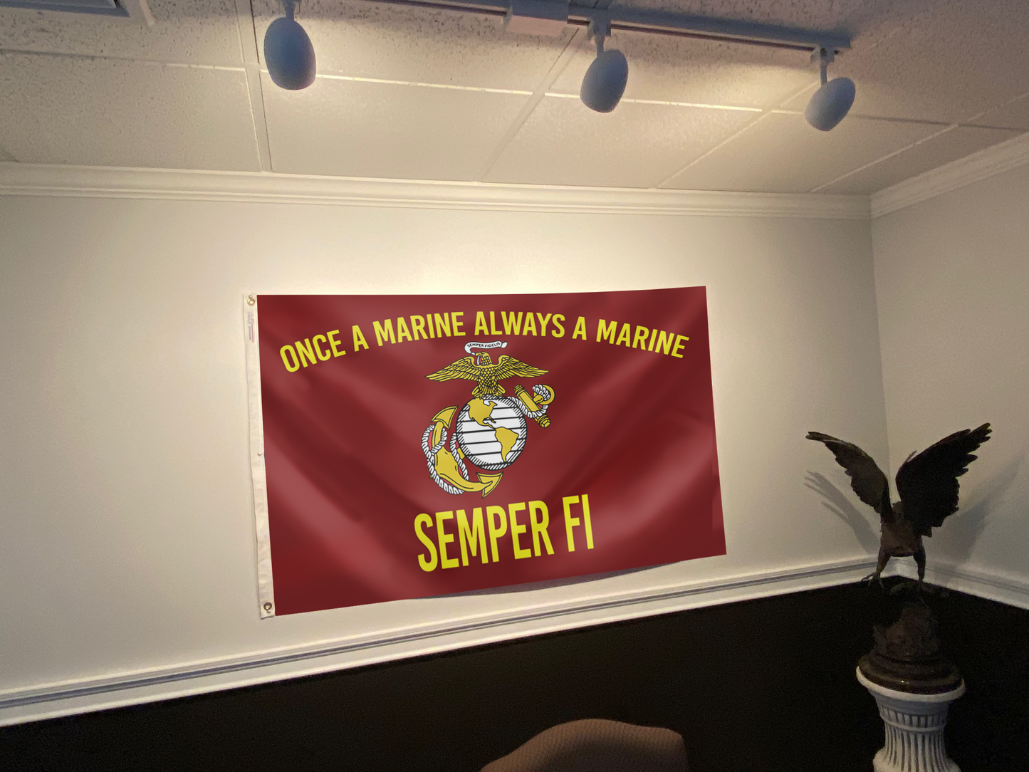 Once a Marine, Always a Marine – Semper Fi Flag