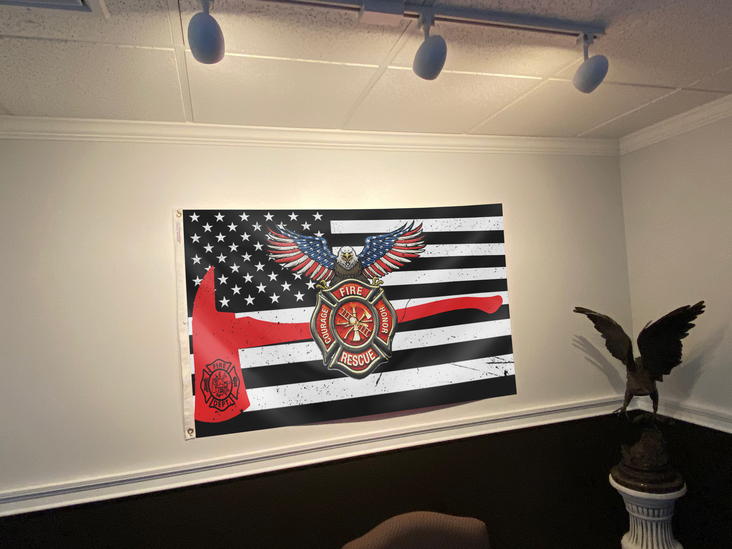 American Fire Fighter Courage and Honor Flag