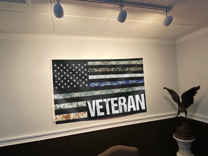 USA Veteran Flag - Military Branches Stripes Flag