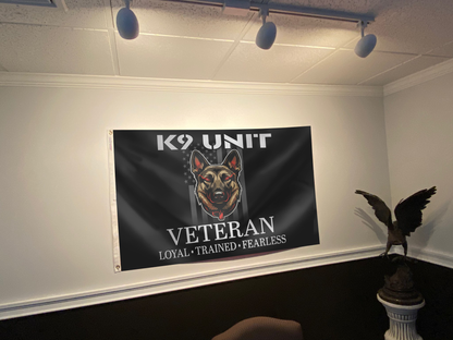 K9 Unit Veteran Flag