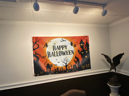 Happy Halloween Flag
